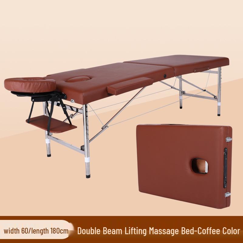 Adjustable Folding Massage Bed with Thickened Sponge for Beauty & Physiotherapy