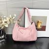 Women Corduroy Large Capacity Stylish Crossbody Bag Adjustable Strap Tote Handbag Trendy Satchel Bag Outdoor Travel Bag