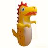 Durable Colorful 1pc Inflatable Boxing Bag Children's Vertical Non-Falling Dinosaur Toy PVC Pink/Green/Yellow for Sports and Fun