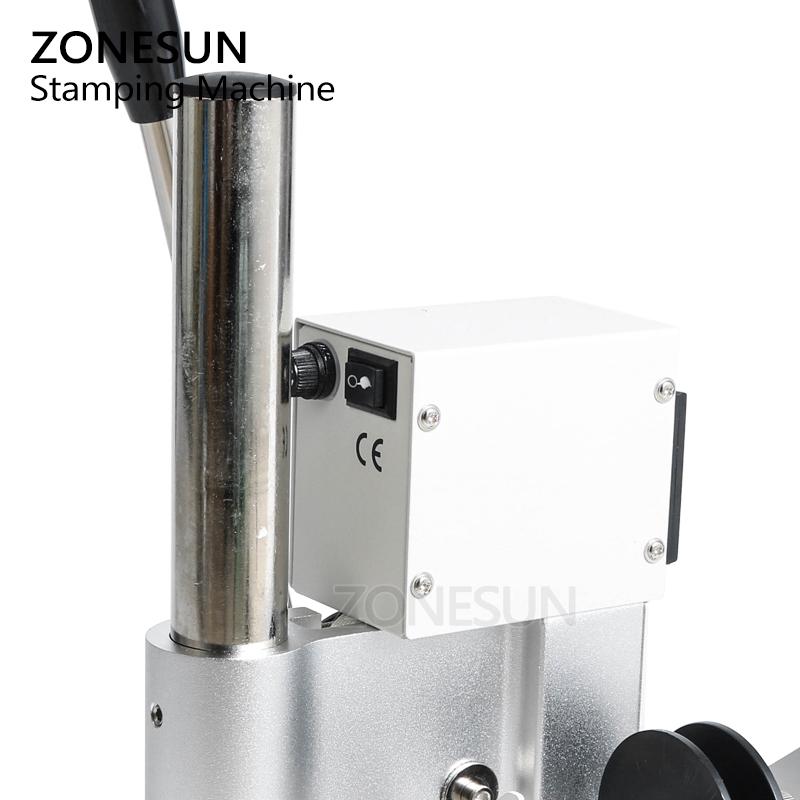 ZONESUN Macchina per Stampa a Caldo ZS-90 per Carta, Pelle, Carte PVC