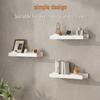Punch-Free Cloud Wall Shelf: Decorative Storage Rack for Living Room & Bedroom