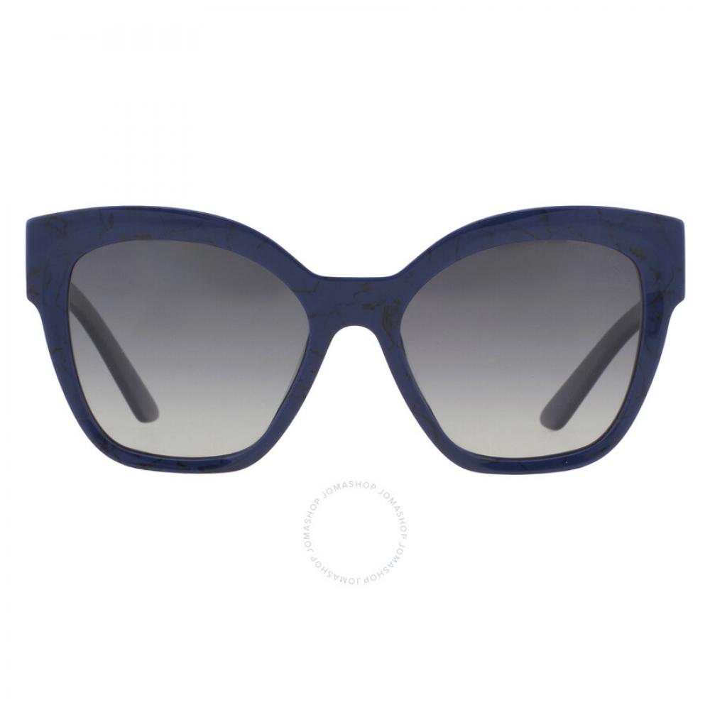 

Prada Polarized Grey Gradient Butterfly Ladies Sunglasses PR 17ZS 18D5W1 54