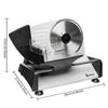 110v/150w 7.5 Inch Electric Gear Cutter Semi-automatic Stainless Steel Household Food Slicer Machine