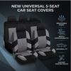 9pcs  car seat covers,  front and rear seat covers, full set of car seat covers, compatible with seat .