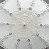Handgefertigter Baumwollspitzen-Sonnenschirm Künstlerische Blumenstickerei Hochzeitsschirm Outdoor Sonne