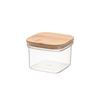 Transparente Labubu Displaybox Staub Bambus und Holz Hochtransparent Tide Play Moe Maserung Bubble Mart Handpuppenbox Mini Aufbewahrungsbox