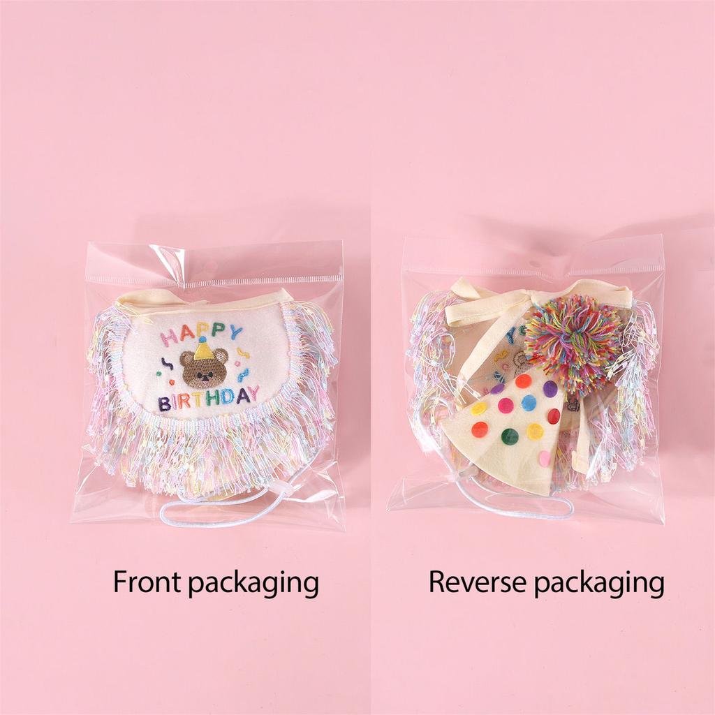 Cute Dogs Birthday Hat with Bandanas Delicate Dogs Summer Spring Celebration Hat