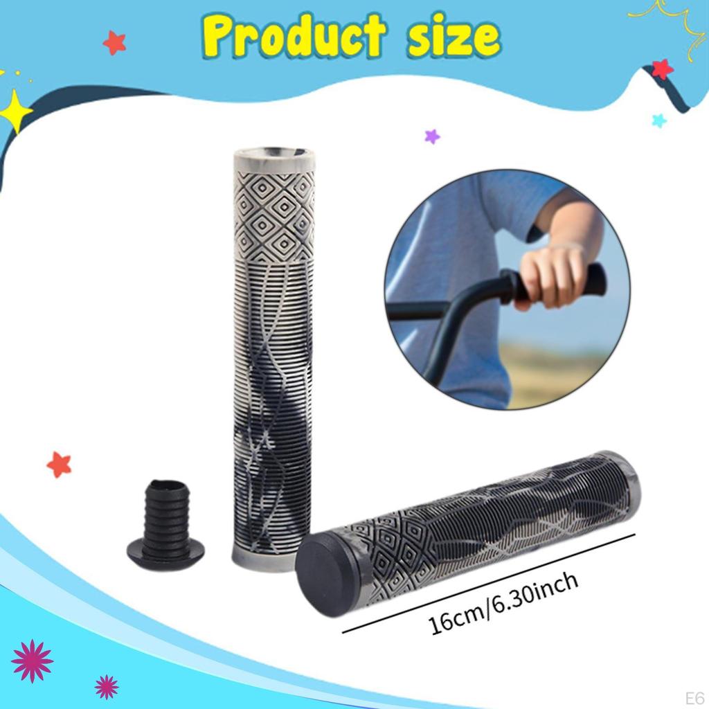 2 Pieces Bike Handlebar Grips Handle Bar Wraps Anti Slip High Performance
