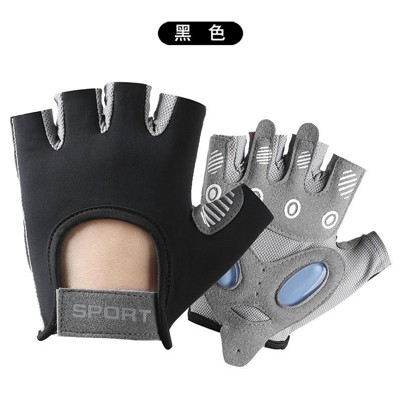 Womens Half-Finger Gym Cycling Yoga Hiking Gloves Anti-Slip Workout Outdoor Fitness Accessories