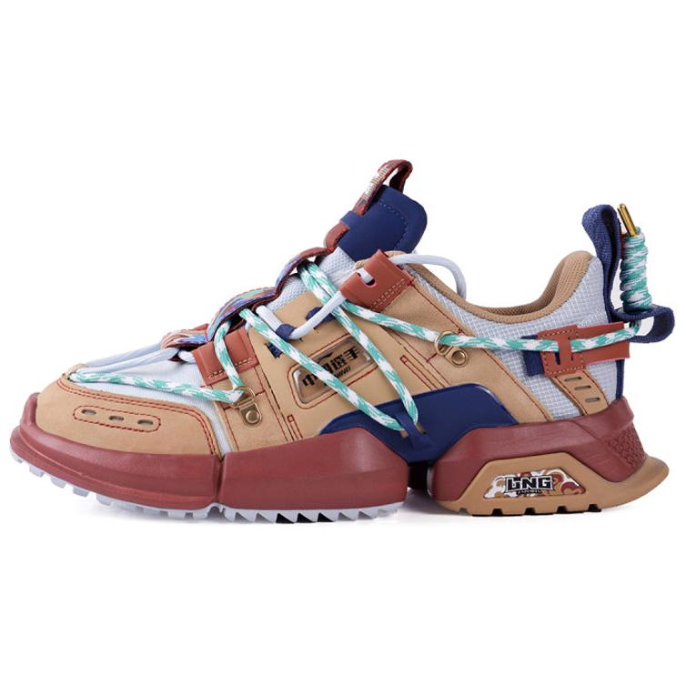 

новые кроссовки LiNing с амортизацией и отскоком, низкие, для бега, мужские, красные CiGu 43