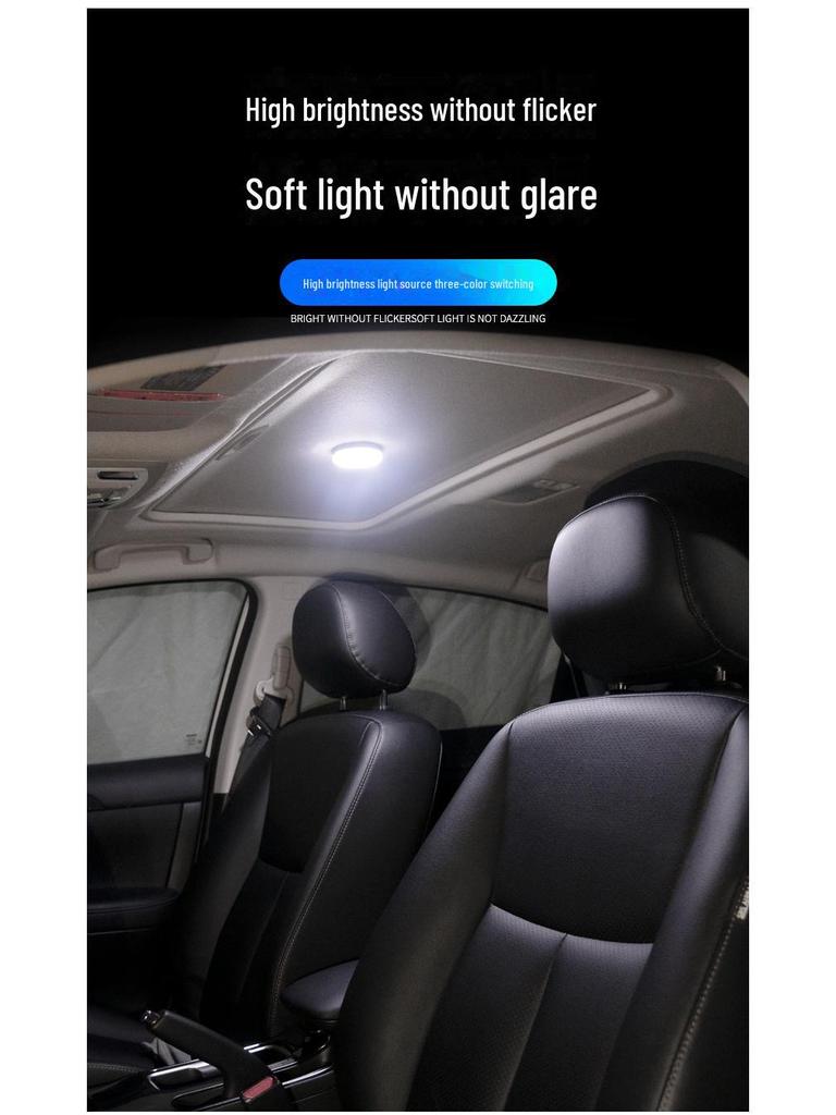 Car Interior LED Touch Light: Reading, Trunk, Roof, Ceiling Atmosphere Lamp