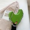 Designer Thick Chain Handbags Women Luxury Ladies Heart Shaped Shoulder Bag Cute Female Clutch Purse Fashion Love Underarm Bag