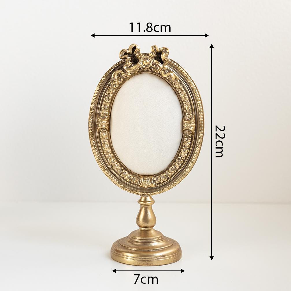 Vintage Velvet Jewelry Display Stand Portable Photo Frame Earring Holder Earrings and Bracelet Storage Rack Home Decoration Gift