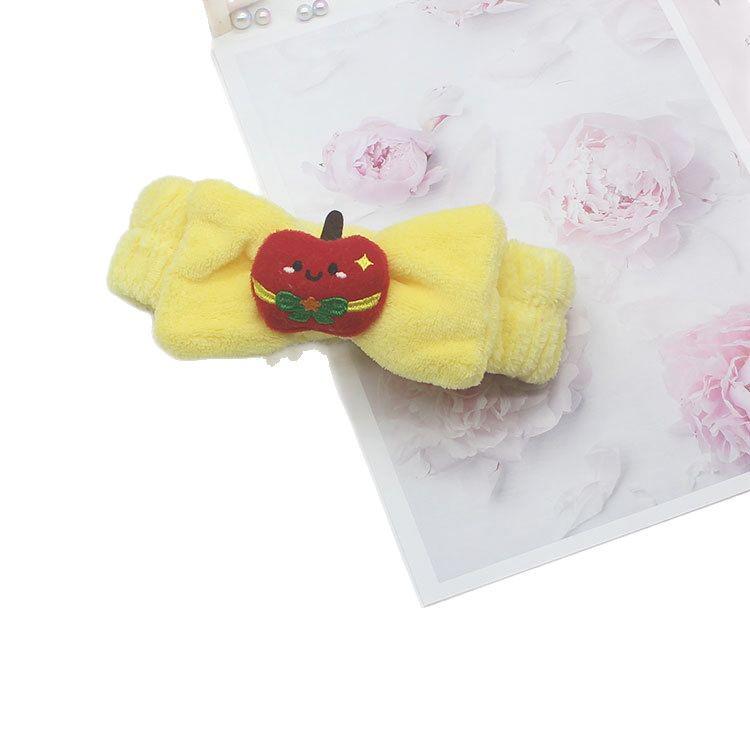 Cute Christmas Plush Flannel Headband - Non-slip, Elastic Hair Tie for Women