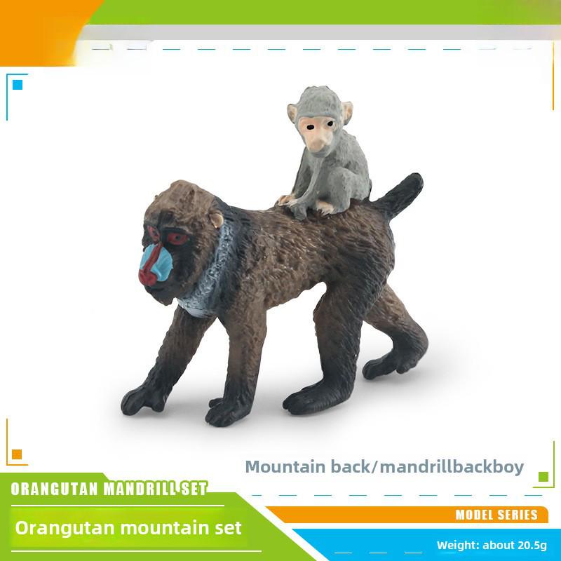 Schimpanse und Gorilla Stehend Zoo Modell Spielzeug