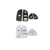 4Pcs ABS Carbon Fiber Window Lift Switch Button Frame Cover Trim For Alfa Romeo Giulia 2017 2018 2019 2020 Car Accessories LHD