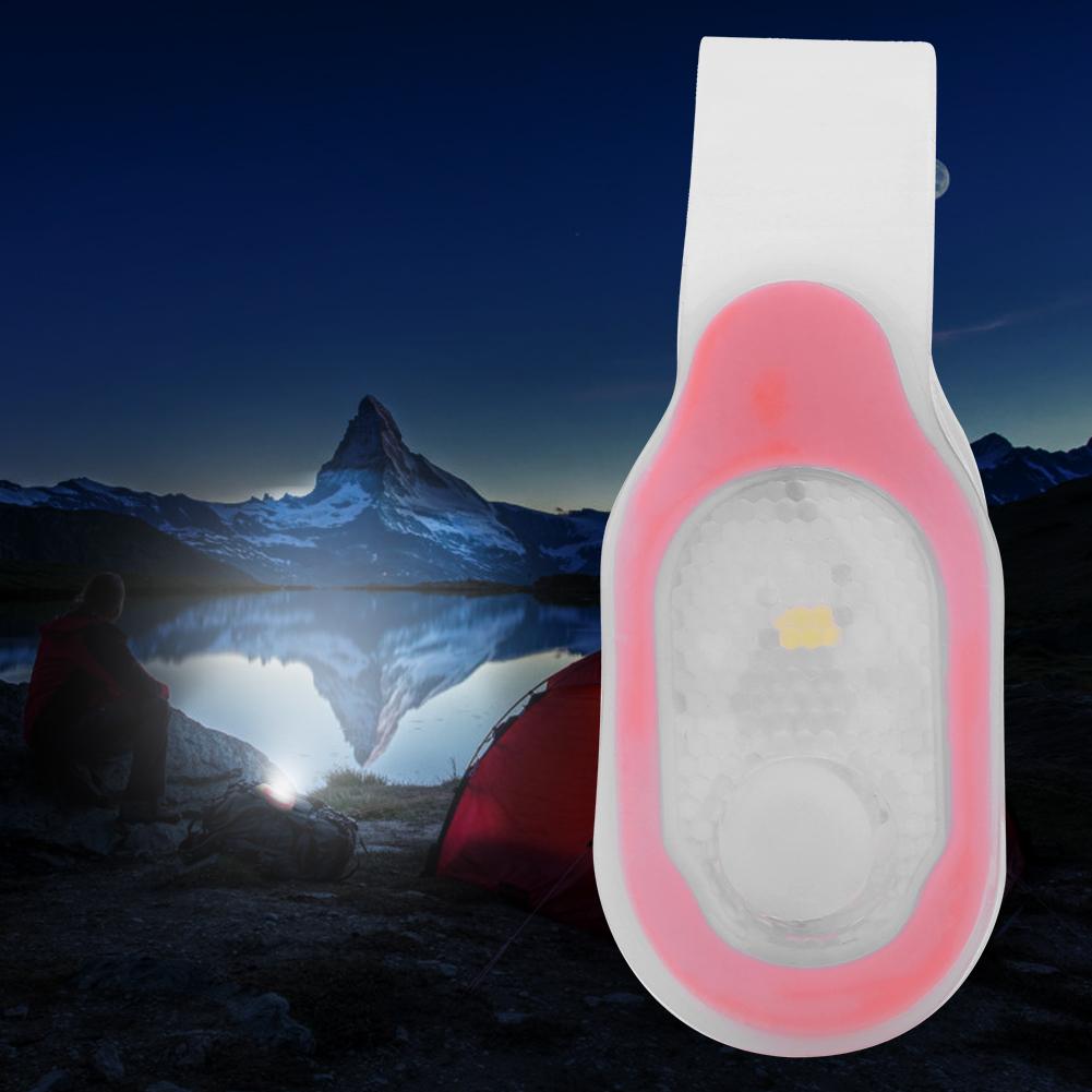 LED Clamp Light Silicone SMD Magnetic Safety Warning Lamp for Outdoor Campingred