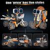 Moc 346Pcs 5 In 1 Creative Electric Rc Interstellar Robot Building Blocks Satellite Robot Children'S Puzzle Toys Birthday Gift