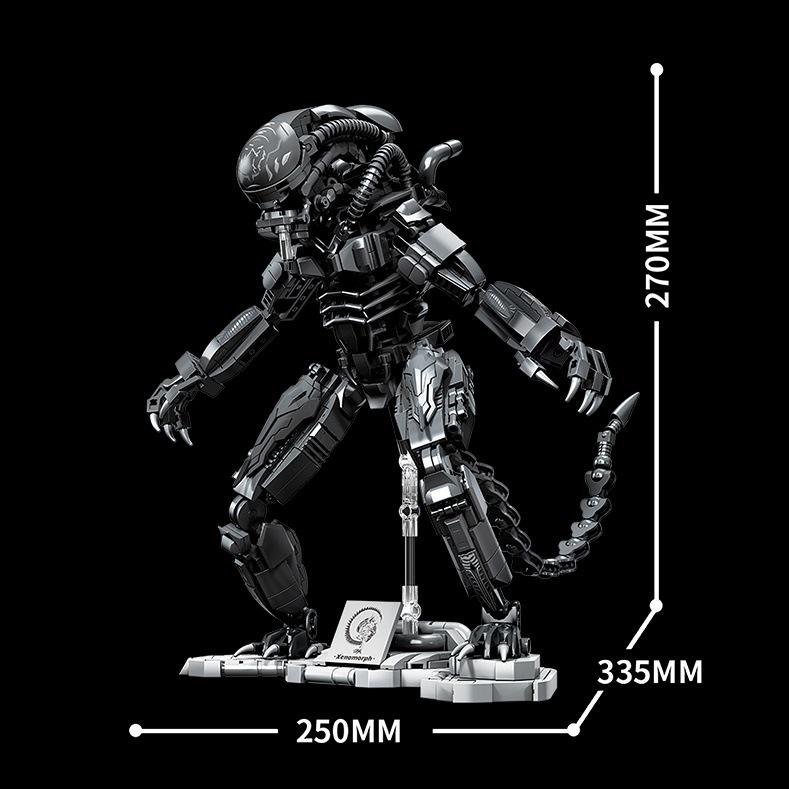 Demon King Mecha Assembly Model: DIY Robot Building Blocks Toy for Boys