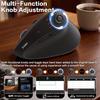 JOMAA Right Hand Wireless Vertical Mouse with Adjust Knob Bluetooth Ergonomics Mice for Computer Laptop Tablet Windows