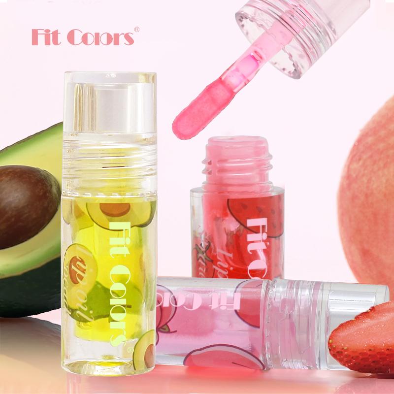 Fruit Lip Oil Hydrating Moisturizing Lip Gloss Long Lasting Glossy Lips Glass Lips Effect Natural Glow Lip Care Makeup for Women