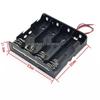 21700 Battery Holder for 1-4 Lithium Cells, Series/Parallel Configuration with Wires, Supports 2, 3, or 4 Cells at 3.7V.