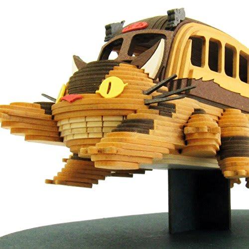Sankei Miniature Art Kit Studio Ghibli Series My Neighbor Totoro Cat Bus Non-Scale Paper Craft MK07-23