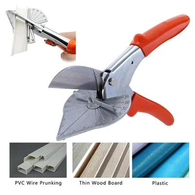 Taglierina angolare per scanalatura per filo da 45-135 gradi Multi angolo taglierina per condutture per cavi per rivestimenti in plastica Forbice per tubi flessibili Strumenti per la lavorazione del legno