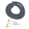 750GPH Bilge Pump Installation Kit Efficient Drainage 0.75in Diameter 6.56ft Bilge Pump Hose with 2 Clamps for Yacht