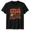Mama Needs Coffee T-Shirt, Mothers Day Graphic Tee, Retro Style