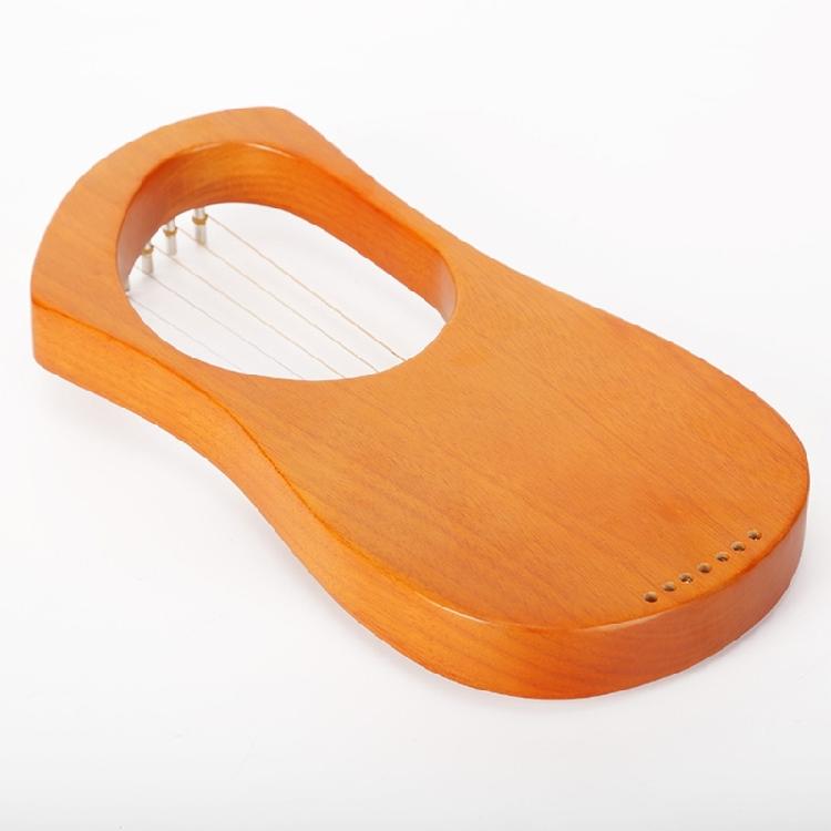 Professionelle Holz 7-saitige Lyra-Harfe Einfache Stimmungssysteme Reise-Lyra-Instrument Für Darsteller und Hobbyisten Gebrauch