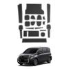 SHAOHAO 2025 New Toyota Sienta Interior Rubber Door Pocket Mats for the 3rd Generation High Temperature Sienta 10 Series Noise Car Custom 19 White