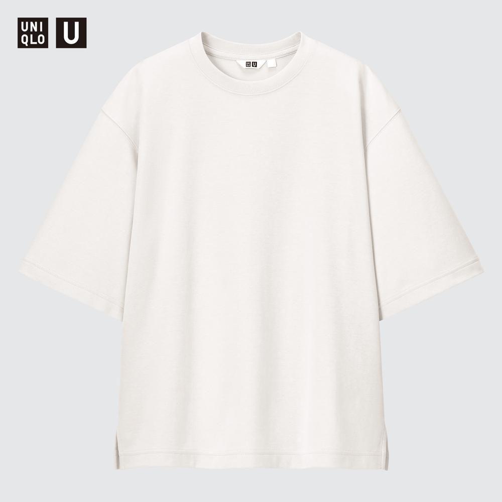 

UNIQLO AIRism Хлопок оверсайз с коротким рукавом Uniqlo