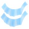 1 Pair Swimming Handcuffs Flippers Silicone Swimming Finger Webbed Gloves Swim Palm FingerBlue M