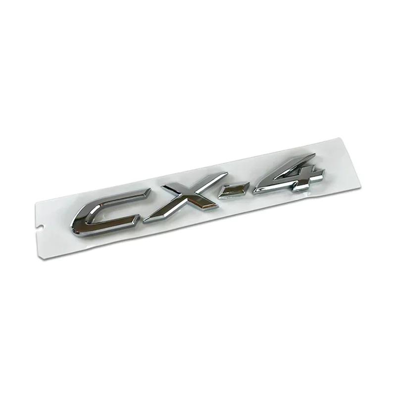 Plastic Emblem for Mazda CX-4 Logo Car Front Trunk Steering Wheel Badge 3D Body Replaced Sticker Rear Tail Refitting Decoration