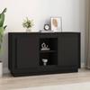 Vidaxl Cabinet, Black, 102X35X60 Cm, Wood-Based Material