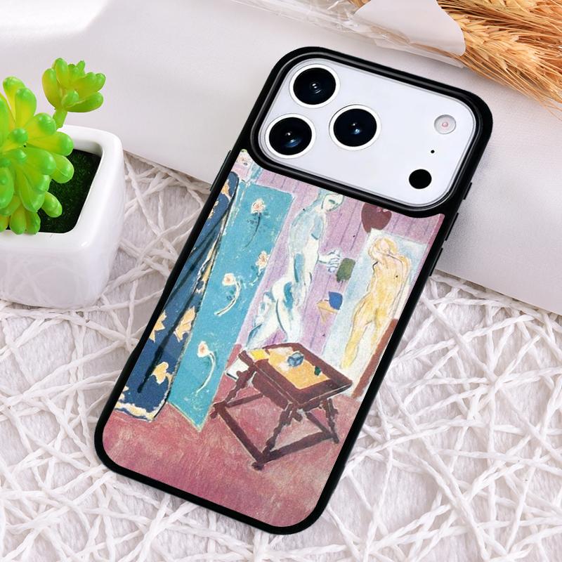 Henri Matisse Art Painting soft Phone Case for iPhone 17 Air 16 15 11 12 14 13 Pro Max Shockproof Cover
