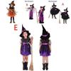 Stylish European American Kids Halloween Costume With Soft Lace Detailing