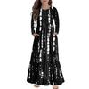 Girls' Maxi Dress Casual Holiday Dresses - Long Sleeve Dress With Pockets For 4-14Y