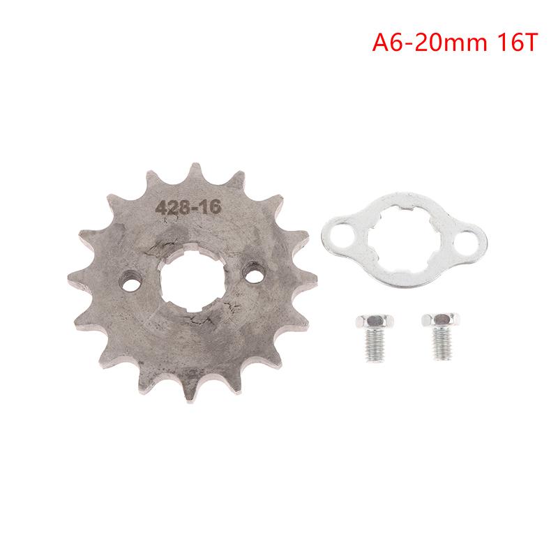 428# 17Mm /20Mm10 11 12 13 14 15 16 17 18 19T Teeth Front Engine Sprocket For Moto Bike Go Kart Atv Quad Motorcycle