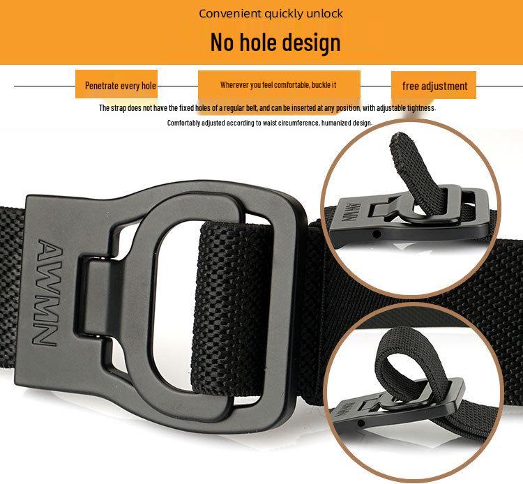 2025 Męski pasek elastyczny 3,4 cm z automatyczną klamrą - Casualowy, outdoorowy i biznesowy styl skórzany pleciony