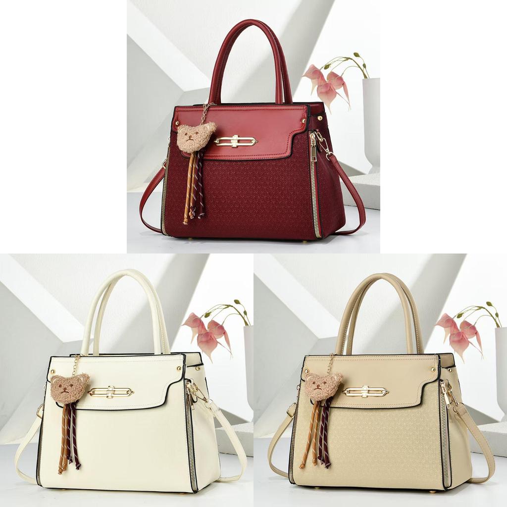 Womens Fashion Shoulder Bag With Details And Mobile Pocket For Casual Outings