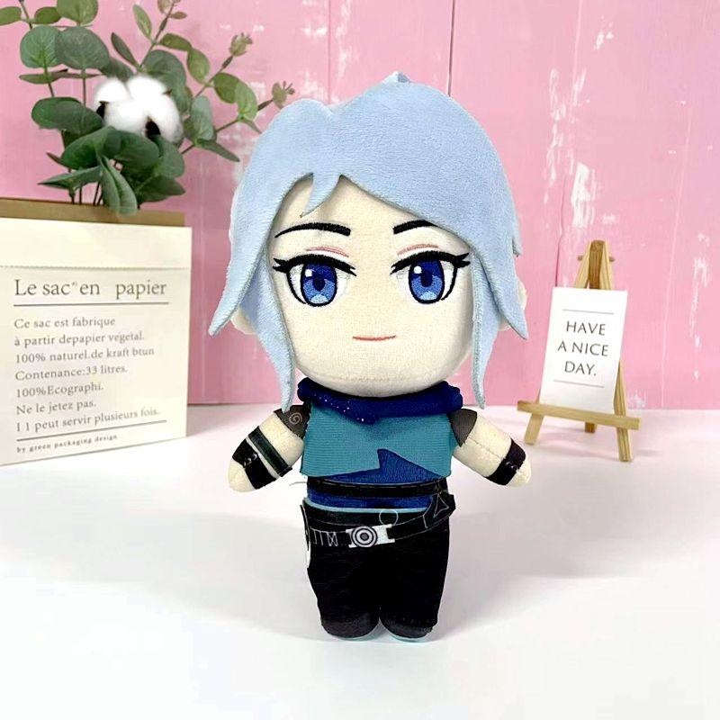 Stoffpuppe 20cm Spiel Valorant Jett Niedlich Baumwollplüschpuppe Suittoys Für Fan-Sammlung Kinder Erwachsene Geburtstagsgeschenke 20cm