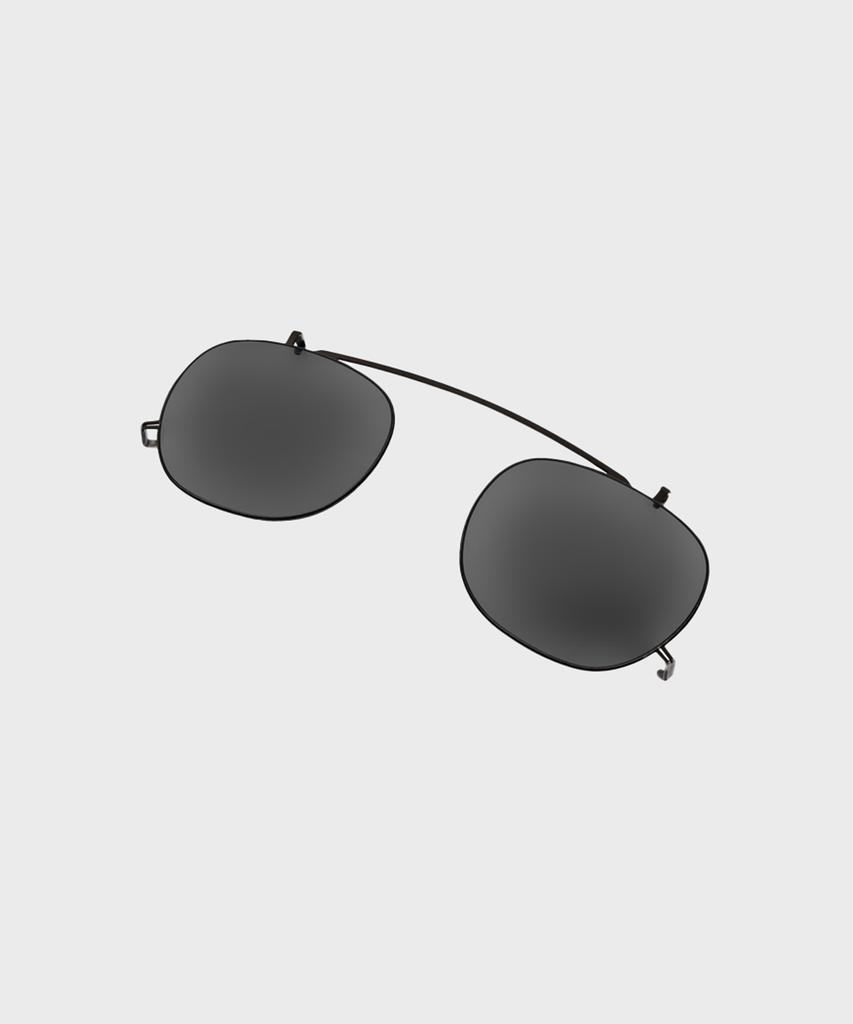Yun Dante Silver Clip-On Black