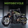 1/8 MOC Building Blocks Motorbike Model City Racing Vehicle Technical Bricks Birthday Gifts Toys for Kids Boys Children 634pcs