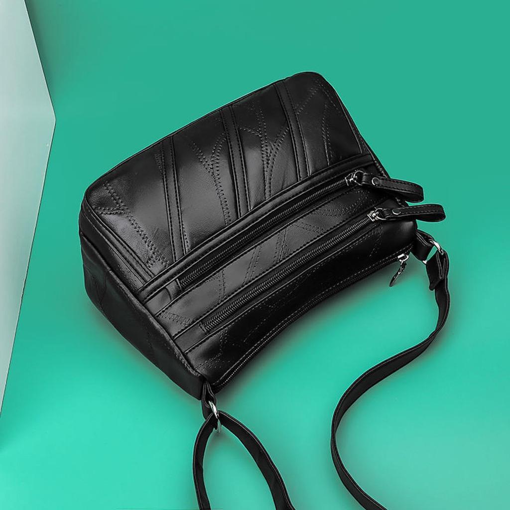 Texture Crossbody Bag Women's Single Shoulder Bag Fashion and Atmosphere Mom Bags