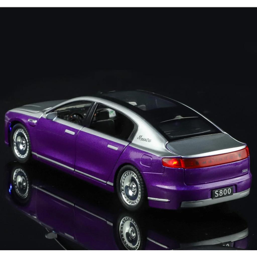 1/32 MAEXTRO S800 Alloy Luxy Model Diecast Metal New Energy Car Vehicles Car Model High Simulation Sound and Light Kids Toy Gift