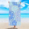 1pc Lemon Beach Towel, Ultra-fine Fiber Quick Drying Absorbent Beach Towel, Outdoor Camping, Swimming Beach Towel
