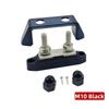 M8/M10 Power Distribution Block Stainless Steel High Current Power Terminal Block 12V-48V Nickel Plated Copper