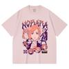 230 Gsm 100% Cotton Jujutsu Kaisen V16 Nobara Print Unisex Heavy Cotton T Shirt